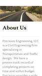 Mobile Screenshot of precisionengineeringllc.com